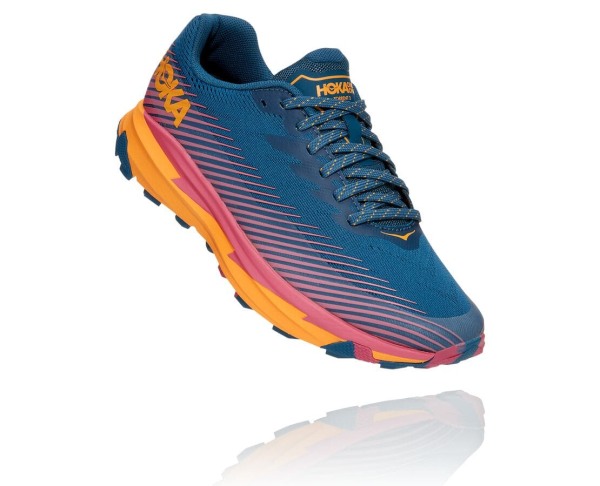 Hoka One One Torrent 2 Womens UK - Blue Trail Running Shoes - SMCNL0692